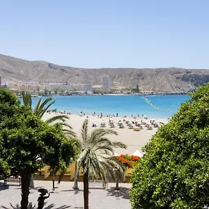Seafront With View In The Center Of Cristianos , Los Cristianos (Tenerife) Spagna